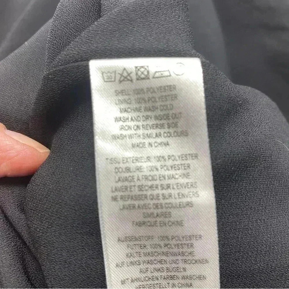 French Connection black One-Shoulder Ruffle mini flounce Dress size XS - Picture 5 of 5